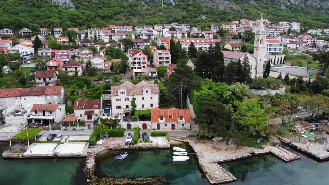 Villa Luxury Stone On The Sea With Private Pool And View Kotor Eksteriør billede