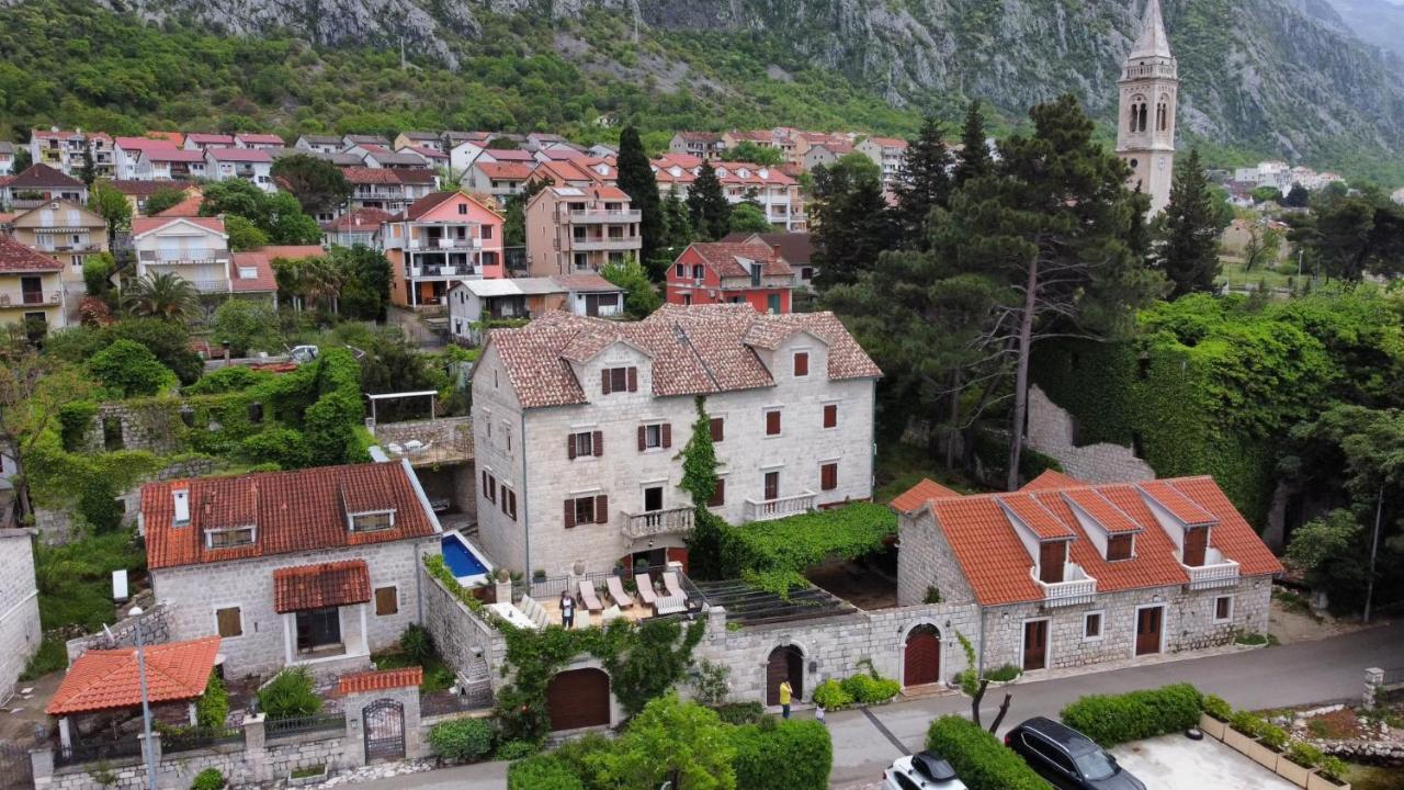 Villa Luxury Stone On The Sea With Private Pool And View Kotor Eksteriør billede
